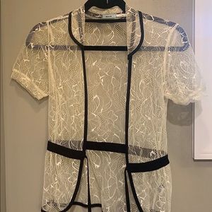 UO Kimche Blue Lace Shirt